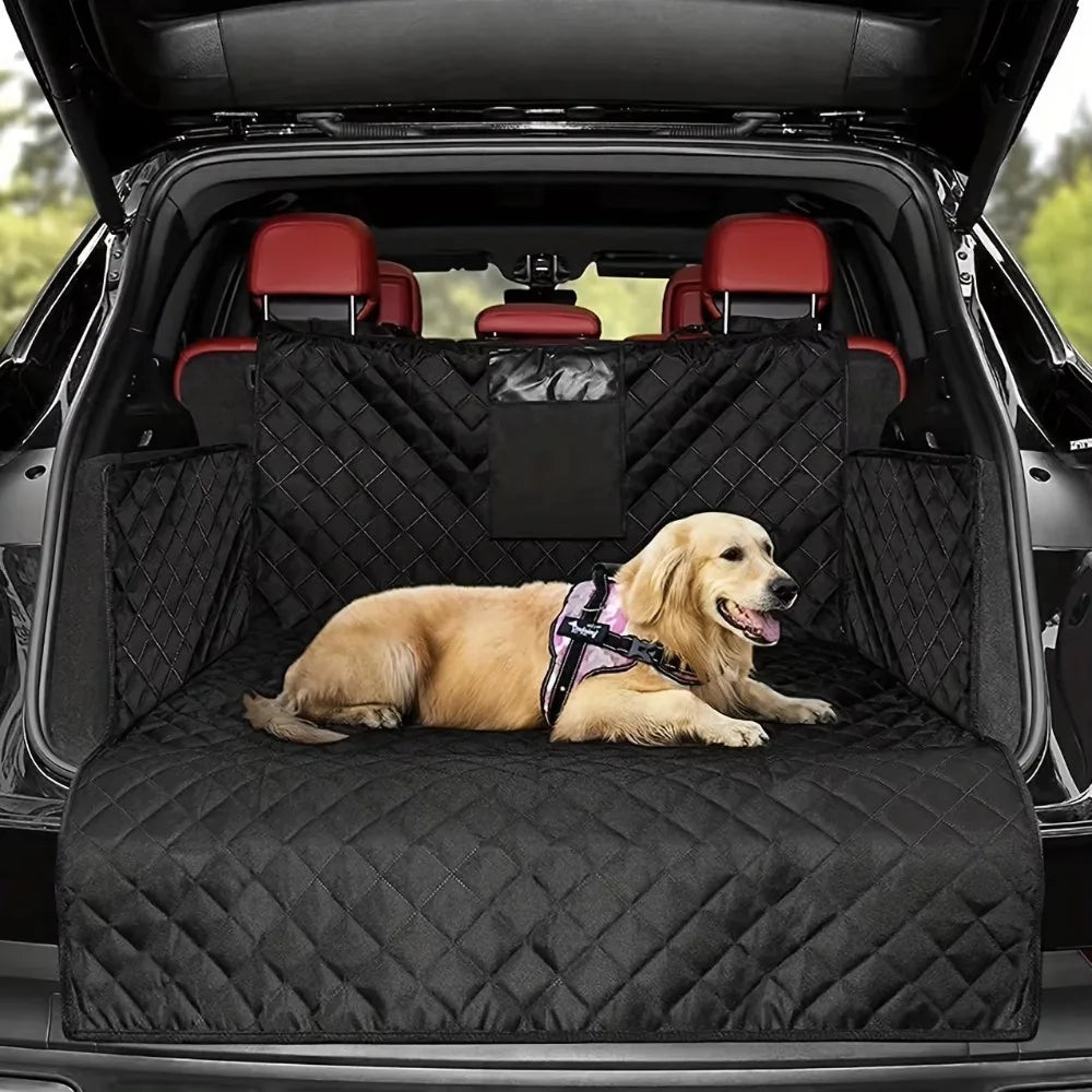 Heavy-Duty Dog Cargo Cover – Waterproof & Scratch-Resistant Trunk Liner