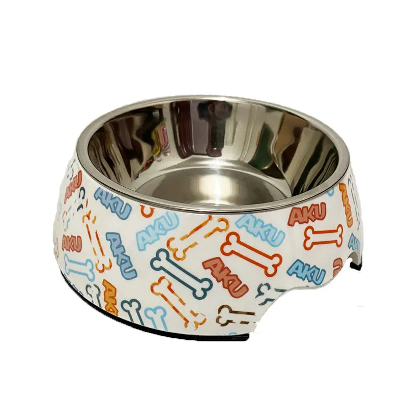 Fish Design Dog Bowl