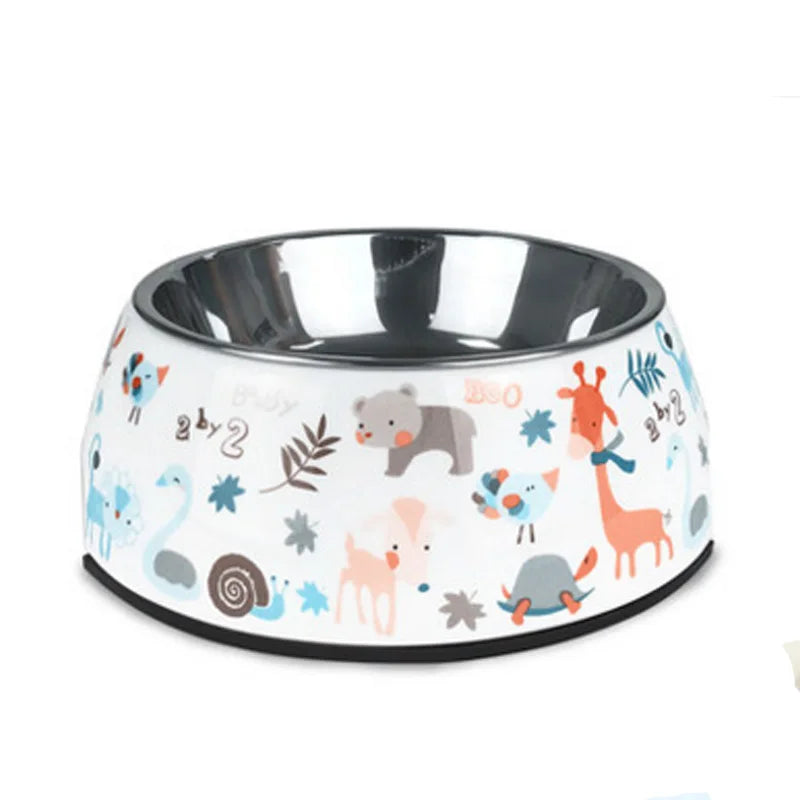 Fish Design Dog Bowl