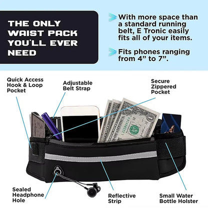 FlexiFit Waist Bag Retractable Dog Leash