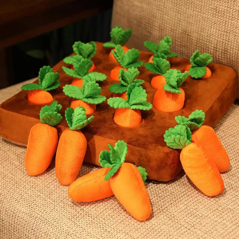 Interactive Carrot Plush Toy