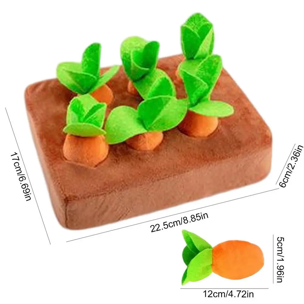 Interactive Carrot Plush Toy