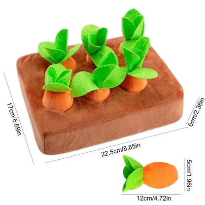 Interactive Carrot Plush Toy
