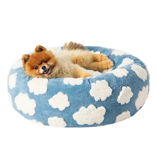 SnuggleNest Cloud Calming Dog Bed