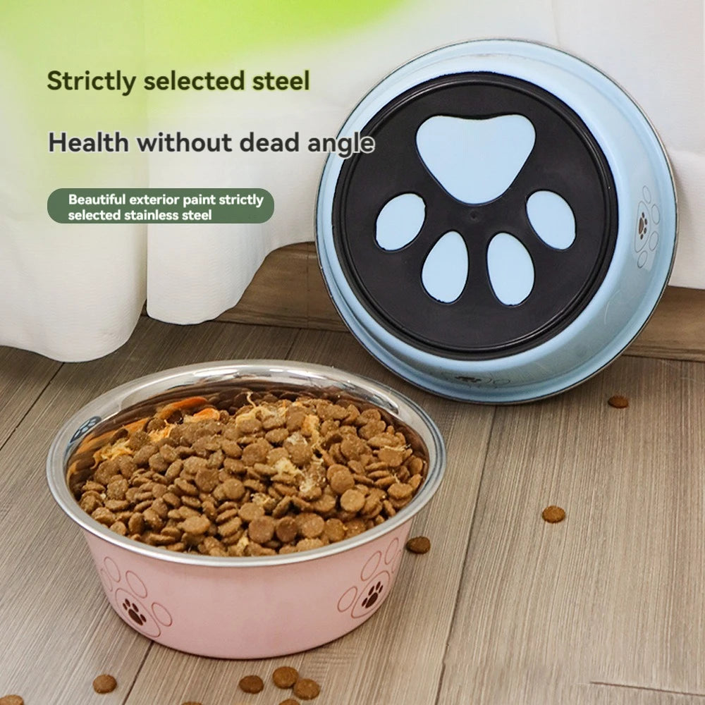 Footprint Dog Bowl