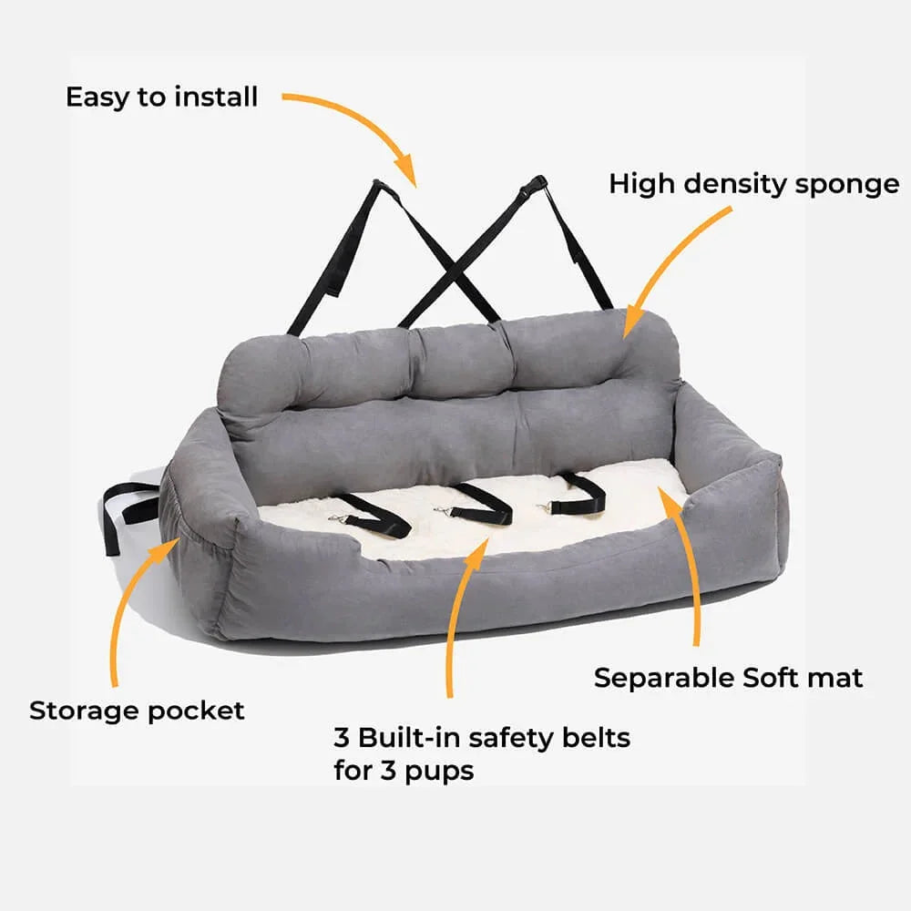 PawComfort Loveseat Dog Car Seat