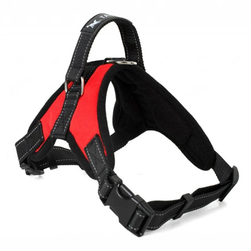 ComfortFit Pro Red – Adjustable & Durable Dog Harness