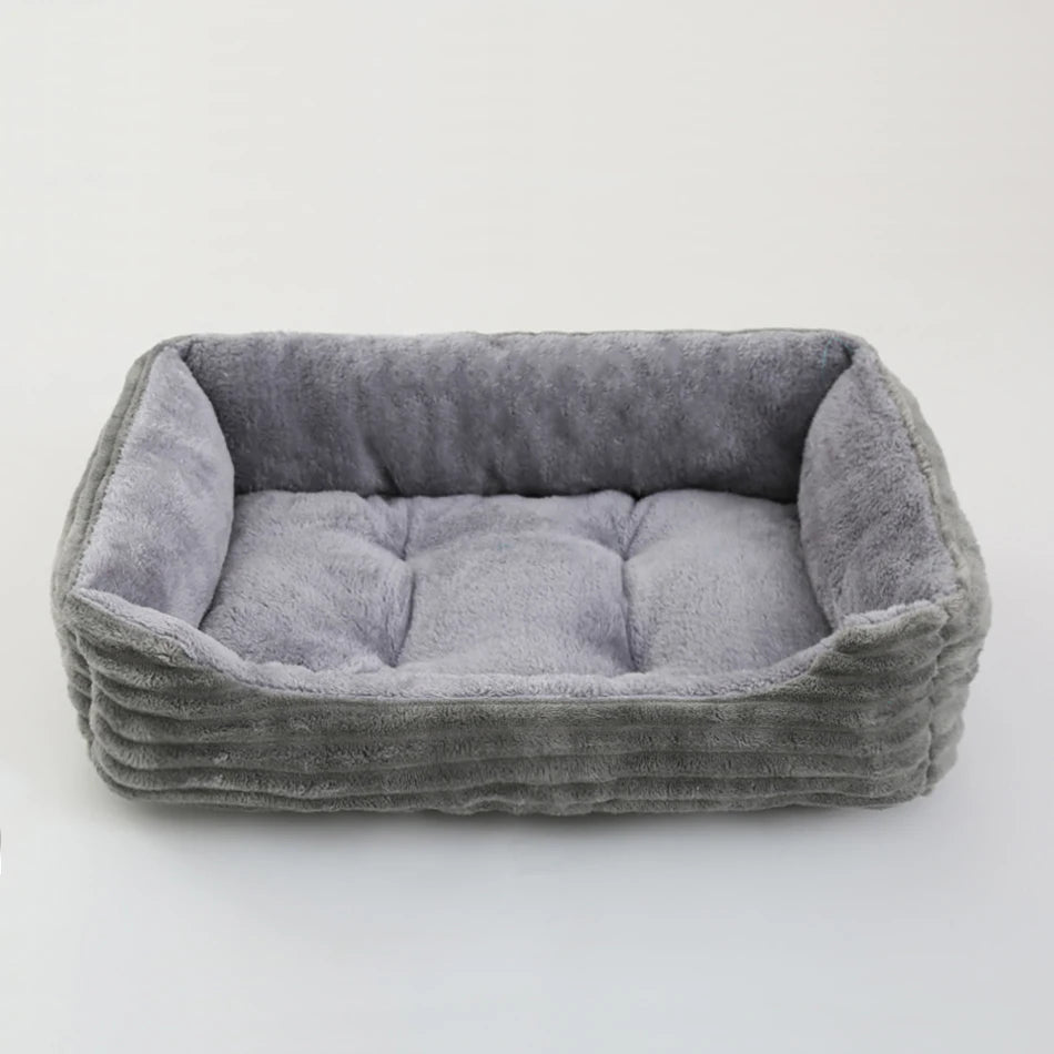 CozyDog Plush Pet Bed - Heather Grey