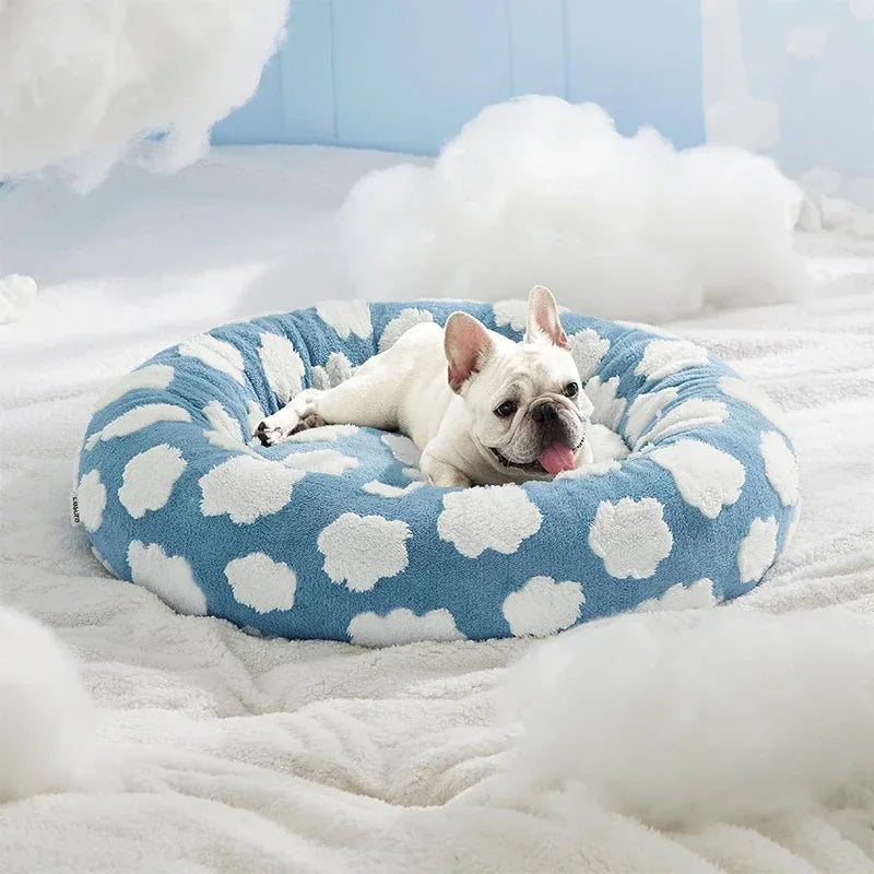 SnuggleNest Cloud Calming Dog Bed