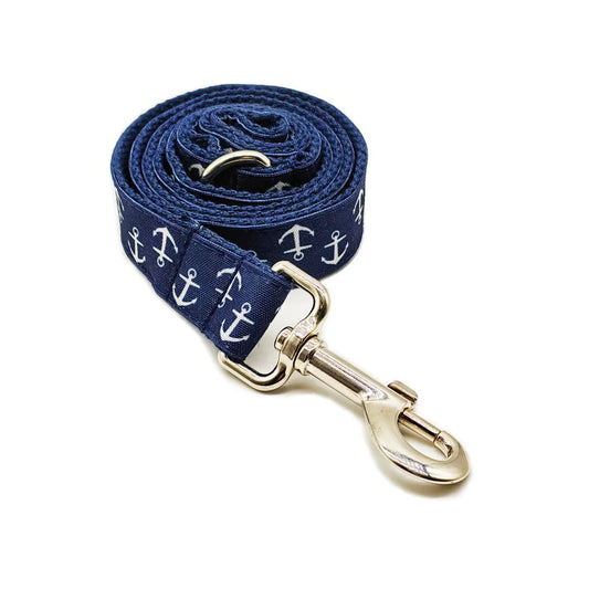 Navy Anchor Leash