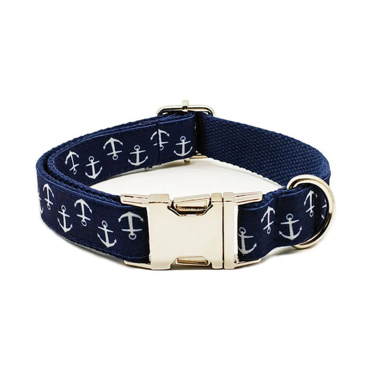 Navy Anchor Collar