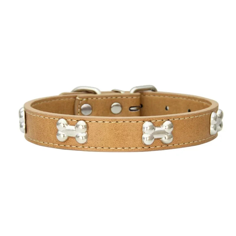 Bone Leather Collar