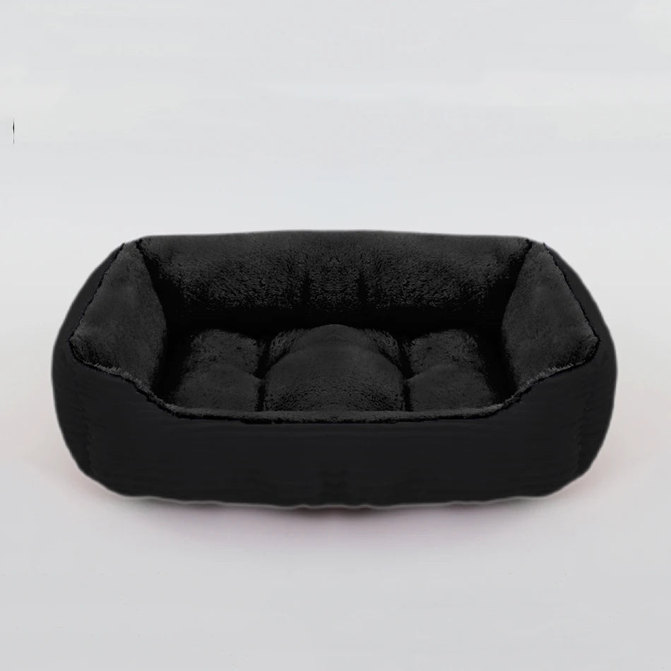 CozyDog Plush Pet Bed - Black