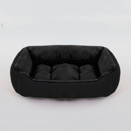 CozyDog Plush Pet Bed - Black