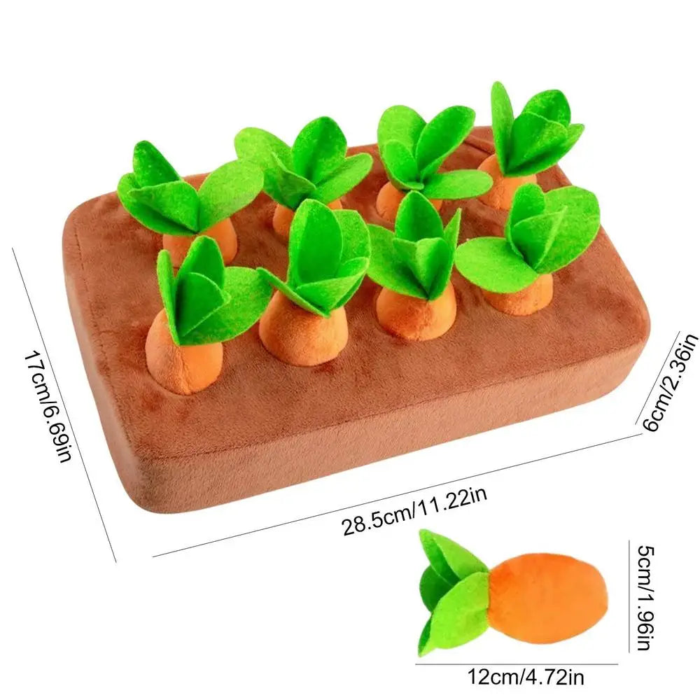 Interactive Carrot Plush Toy