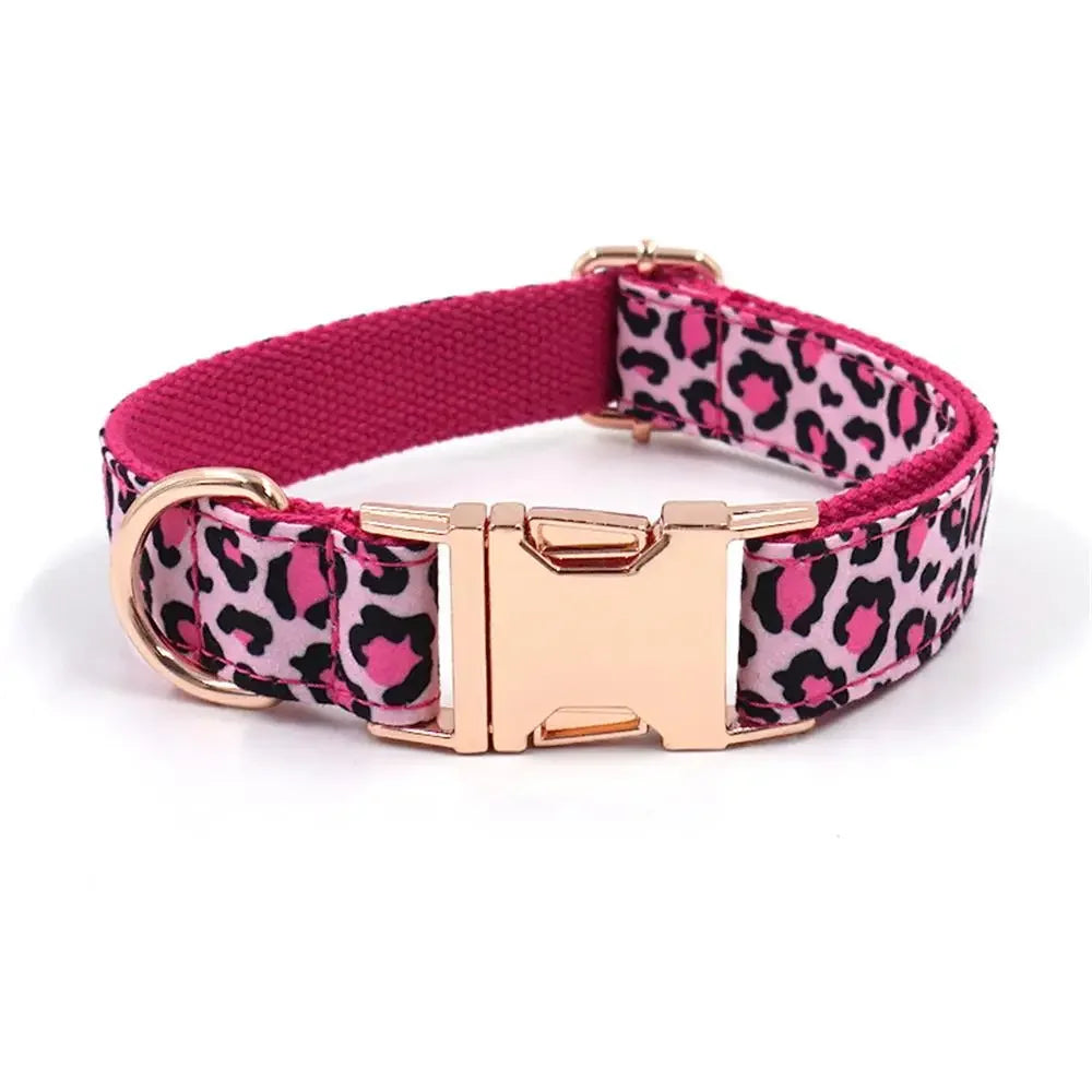 Pink Leopard Collar