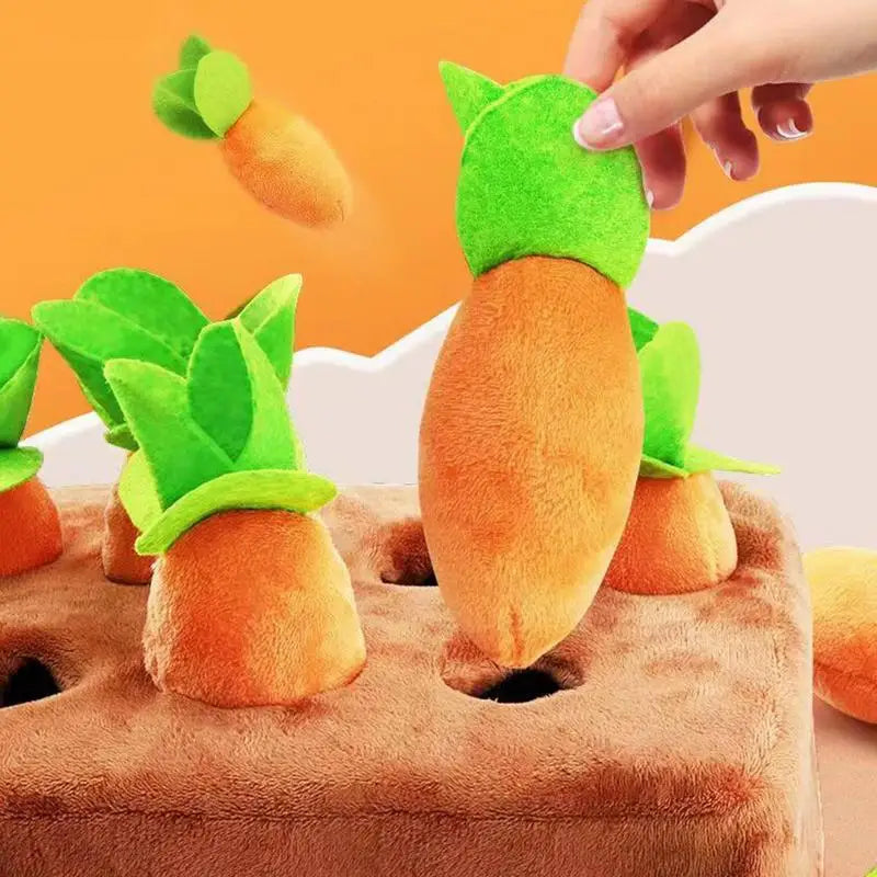 Interactive Carrot Plush Toy