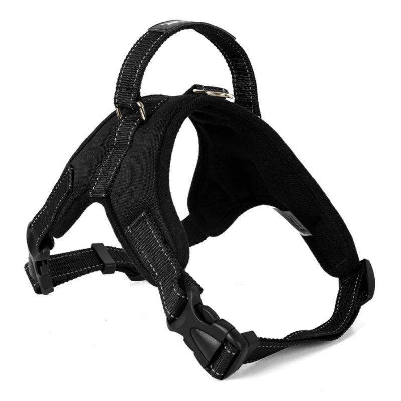 ComfortFit Pro Black – Adjustable & Durable Dog Harness