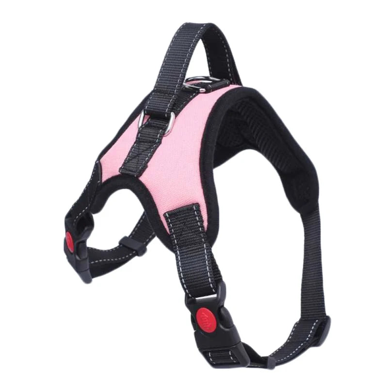 ComfortFit Pro Pink – Adjustable & Durable Dog Harness