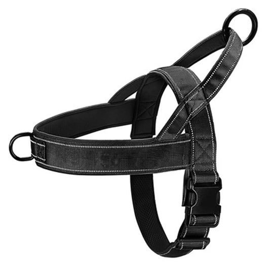 FlexiPaws Adjustable Pet Harness – Black