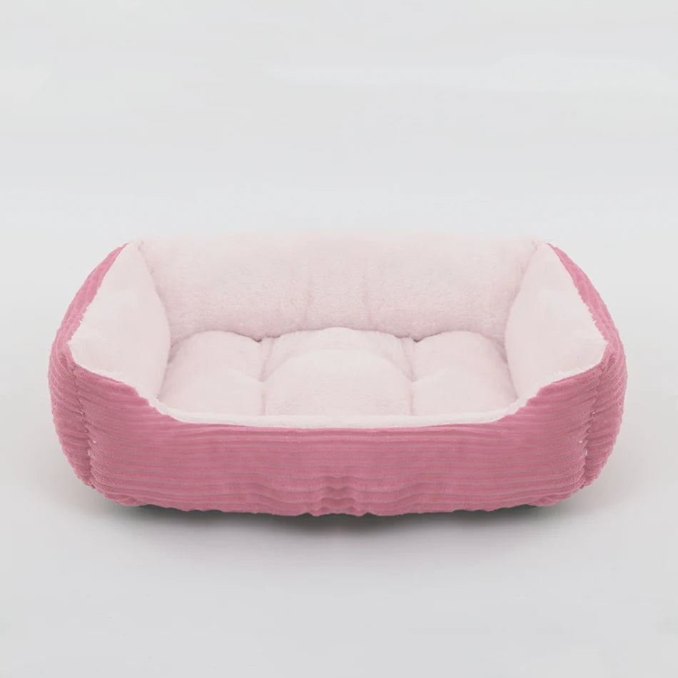 CozyDog Plush Pet Bed - Pinky Bright