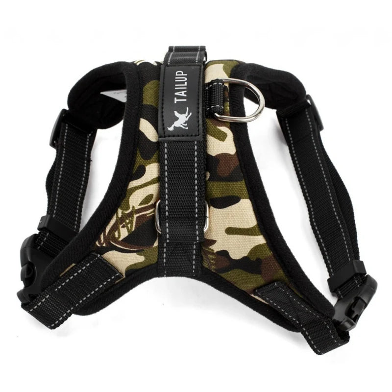 ComfortFit Pro Camo – Adjustable & Durable Dog Harness