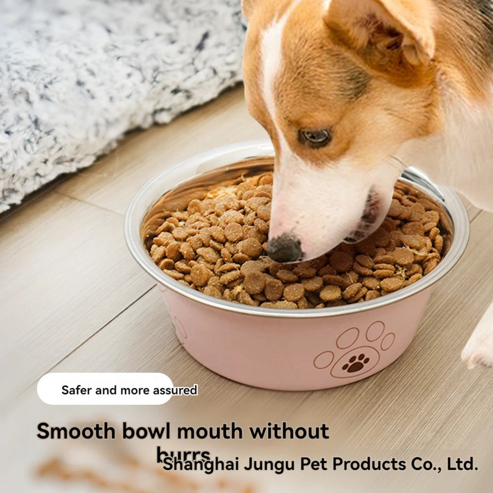 Footprint Dog Bowl